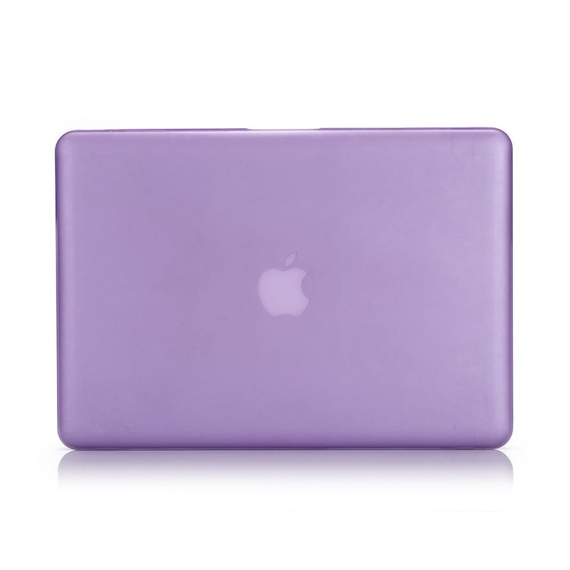 روبان حافظة RUBAN متوافقة مع جهاز MacBook Pro 15 بوصة 2011 2010 2009 الإصدار A1286 حافظة بلاستيكية صلبة وغطاء لوحة المفاتيح للإصدار الأقدم MacBook Pro 15 بوصة مع قرص مضغوط - أرجواني - Image 3